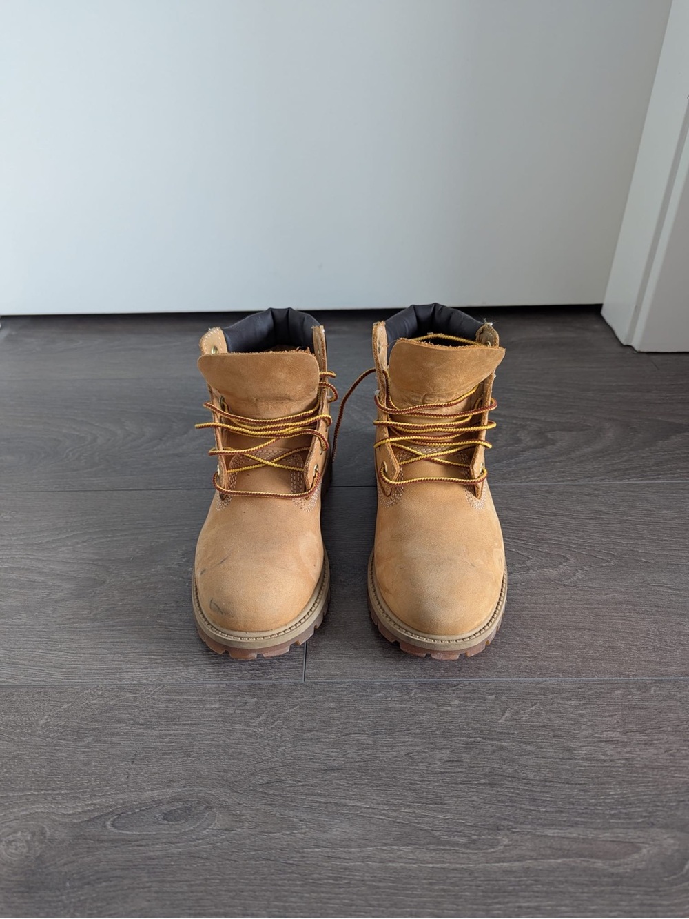Timberland Juniors Wheat/Tan Lace-Up Work Boots
